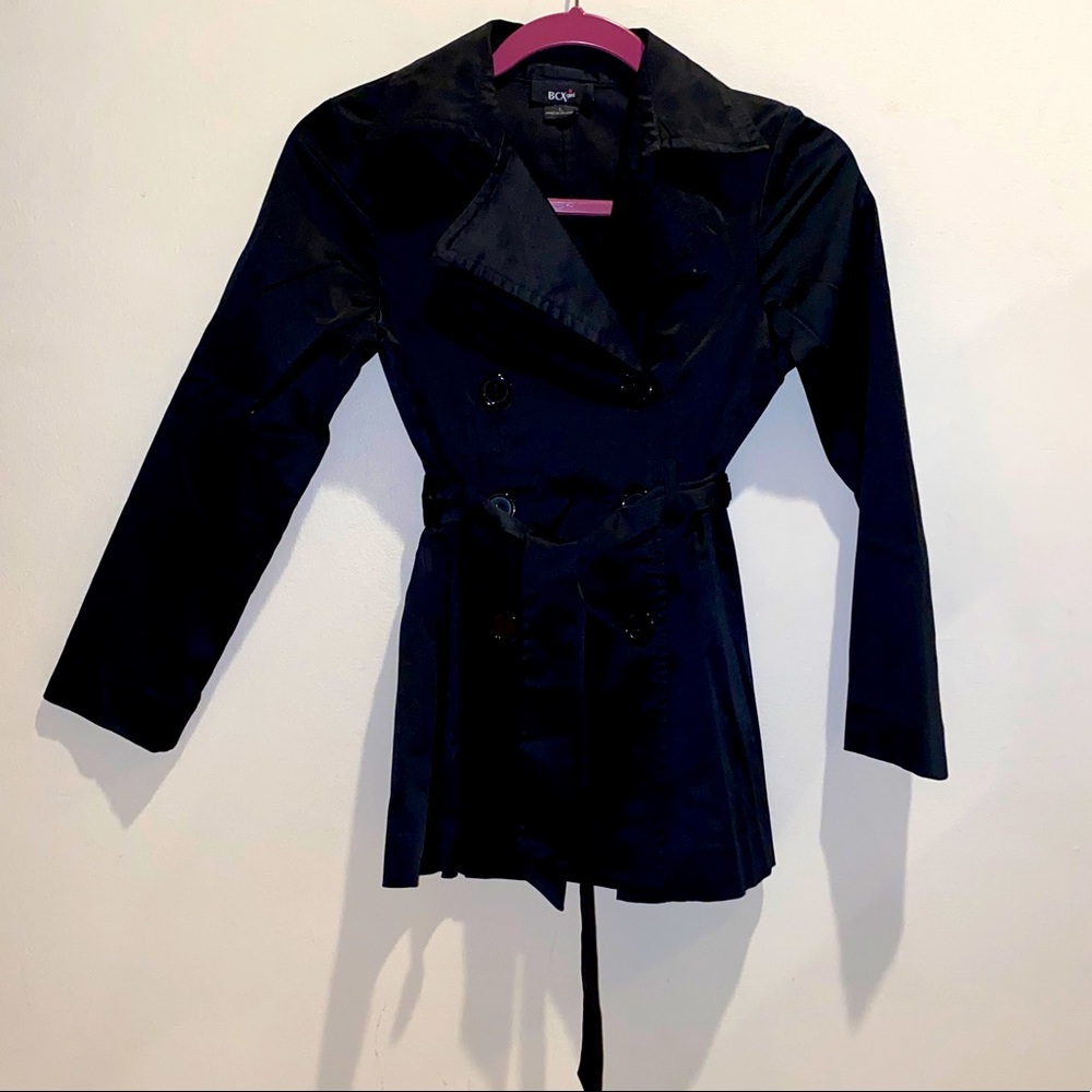 BCX Black Trench Coat